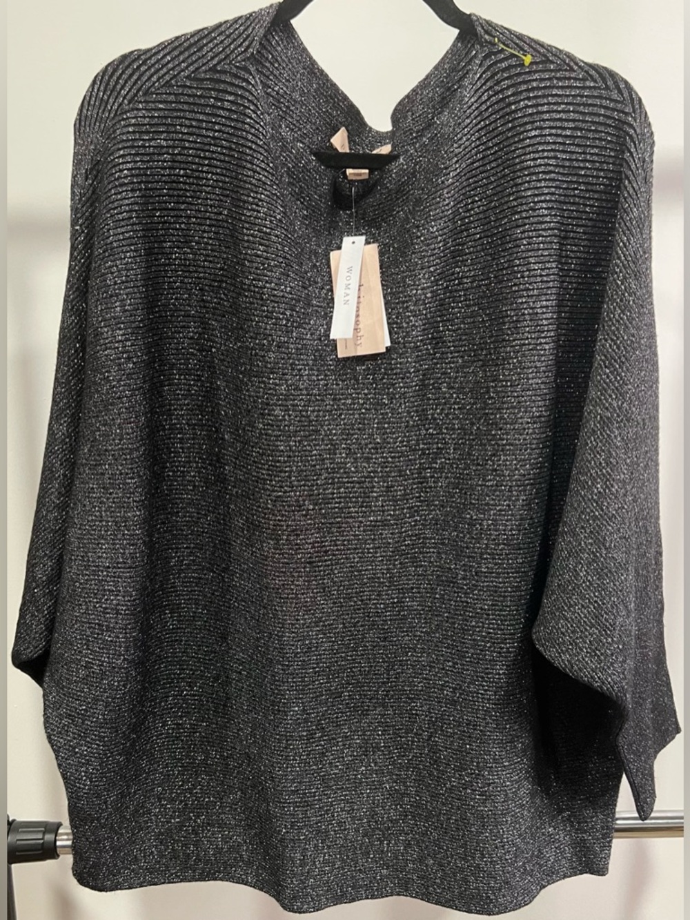 NWT Philosophy Black/Gunmetal Size 2X